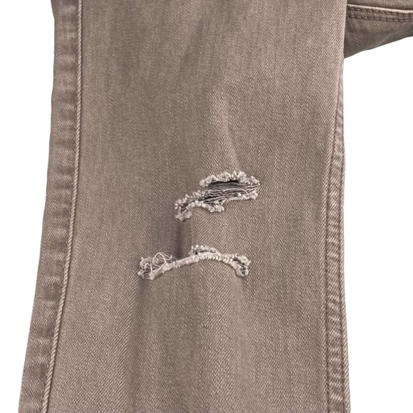 Abercrombie & Fitch Super Skinny High Rise Jeans Sz 00 Light Brown - Picture 6 of 10